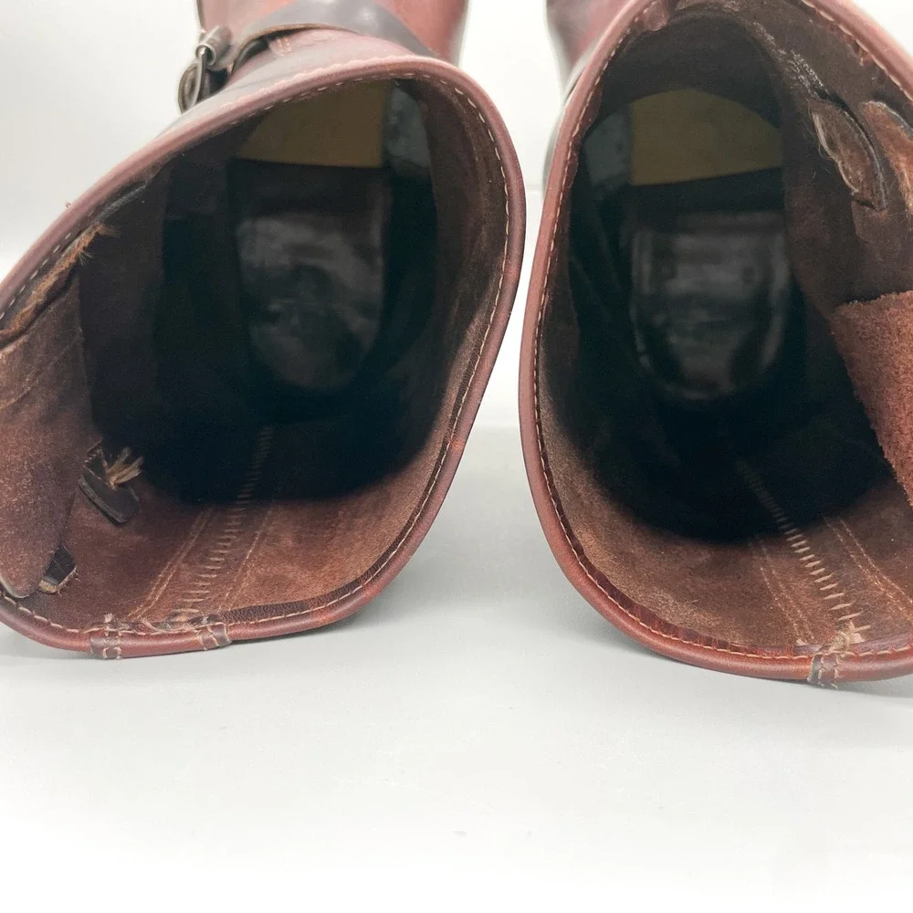 Frye moto biker